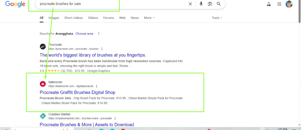 Bakeroner-SEO ranking on google