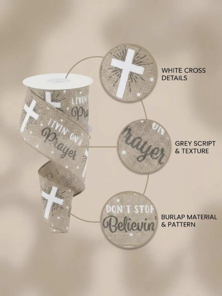 Don't Stop Believin' Cross Ribbon zoom in