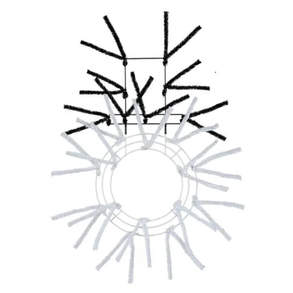 Pencil Work Snowman Hat Wreath Form